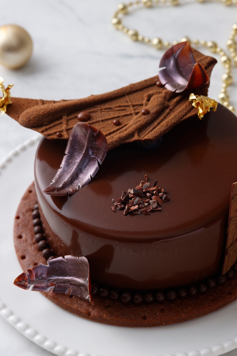 ホテルニューグランドの「フイユ・ド・ショコラ」。