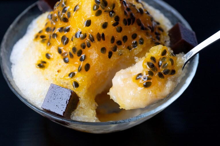 甘酸っぱいパッションフルーツの風味。