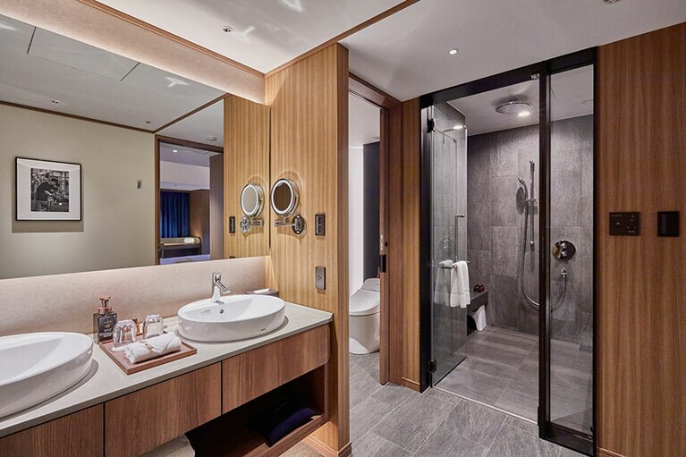 全室角部屋のジュニアスイート。