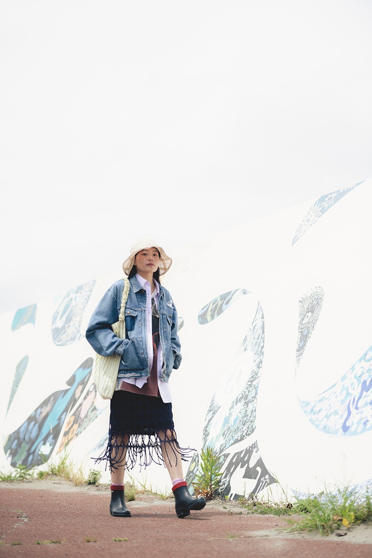 エーグル「ミリカ」でゆく 山本奈衣瑠の鴨川散歩。