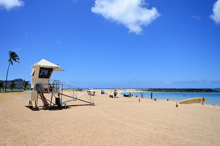 ダイヤモンドヘッドも望めます。