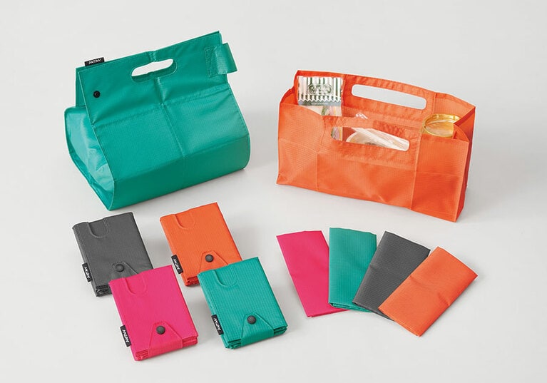 「パッタン」コンビニエコバッグシリーズ。