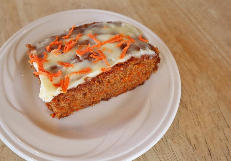 よく注文するキャロットケーキ。