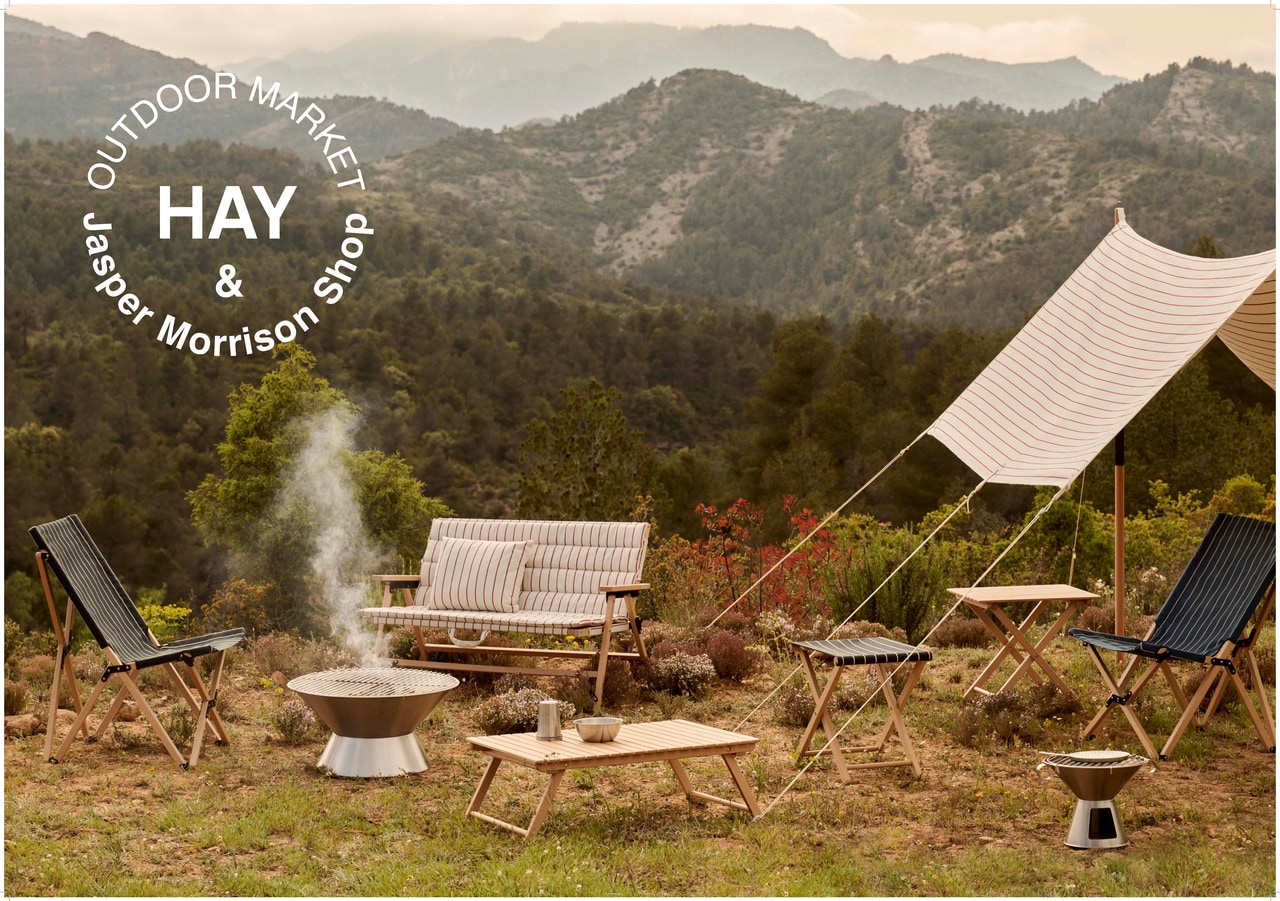 「OUTDOOR MARKET BY JASPER MORRISON FOR HAY」キャンペーンビジュアル