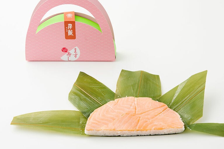 ますのすし はんぶんこ 210g 800円／ますのすし本舗千歳
