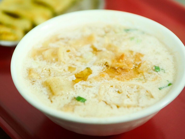 「鹹豆漿」35元。　初出：2024年5月10日