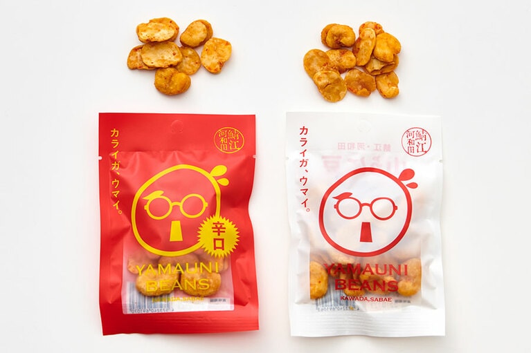 越前隊「山うに豆」各20g 205円／福井県