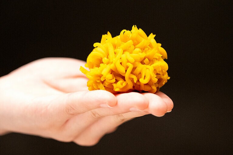 「秋灯」の工程。