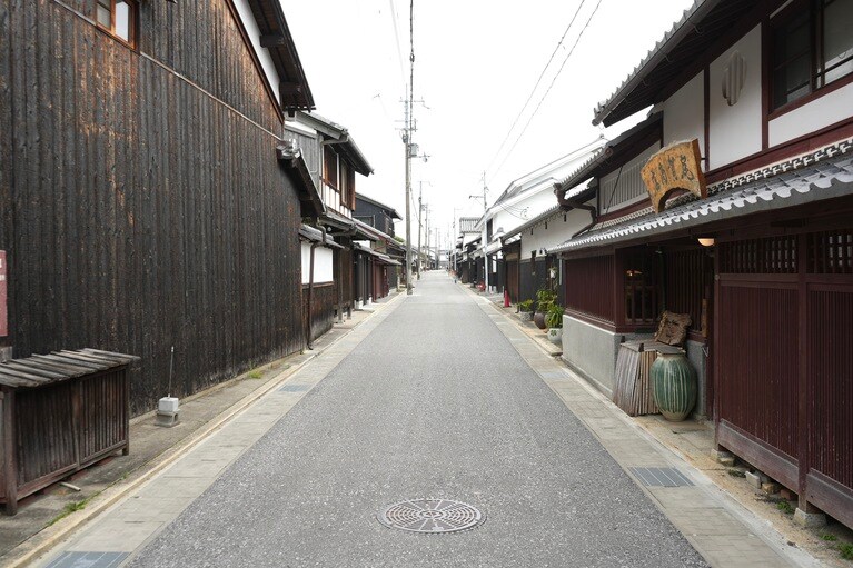 近江商人が活躍した江戸時代の風情あふれる街。