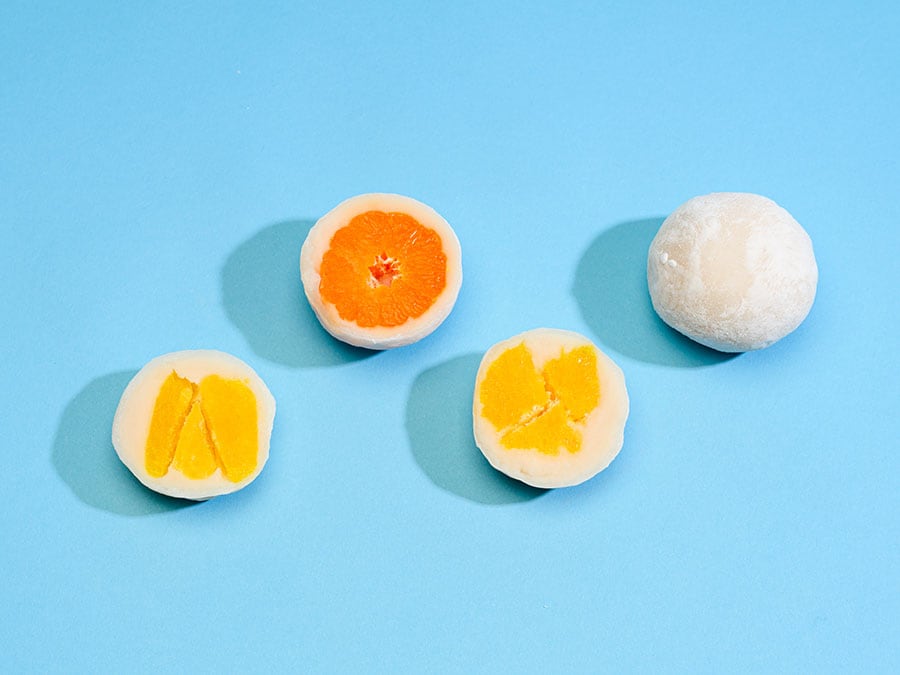 愛媛の柑橘大福食べ比べセット6個入（3種×2個） 2,757円。
