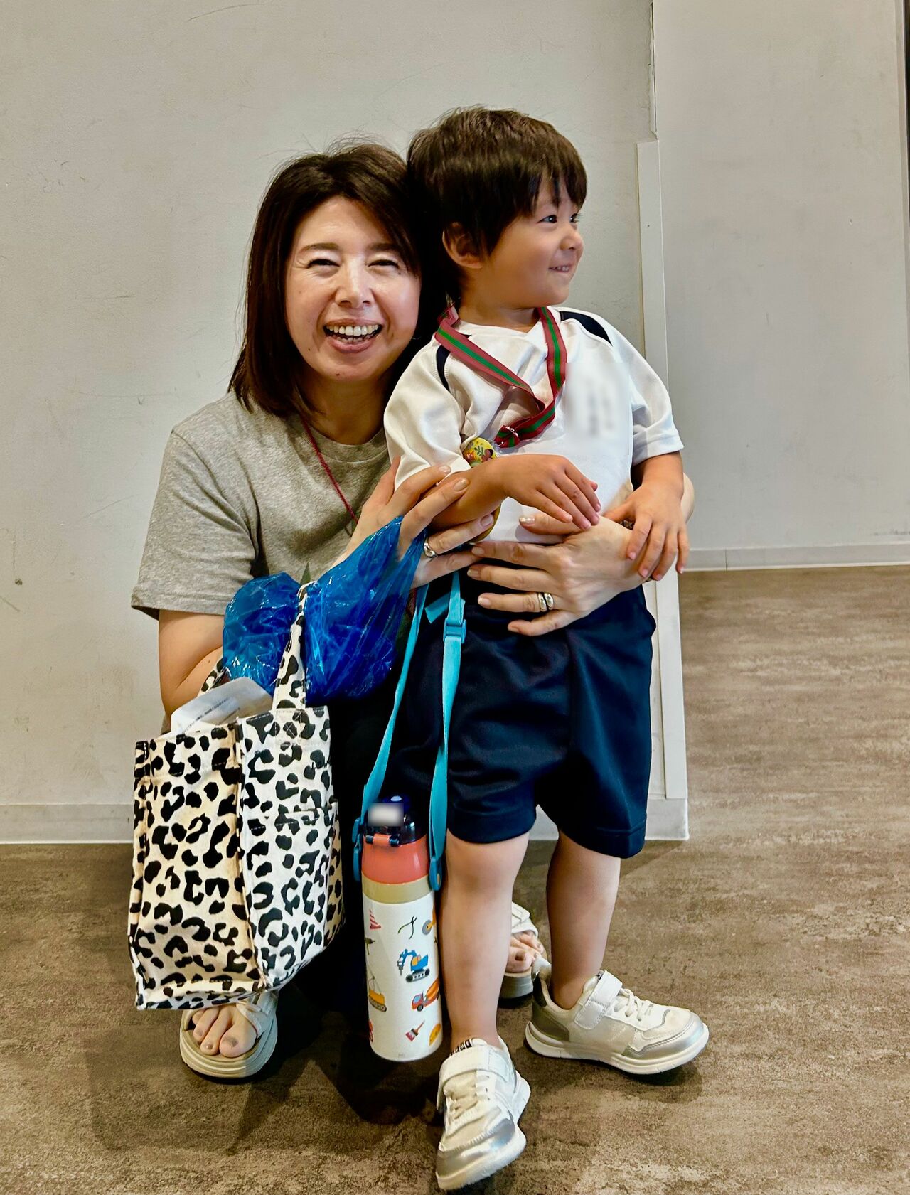 息子のレオくんとhisakoさん