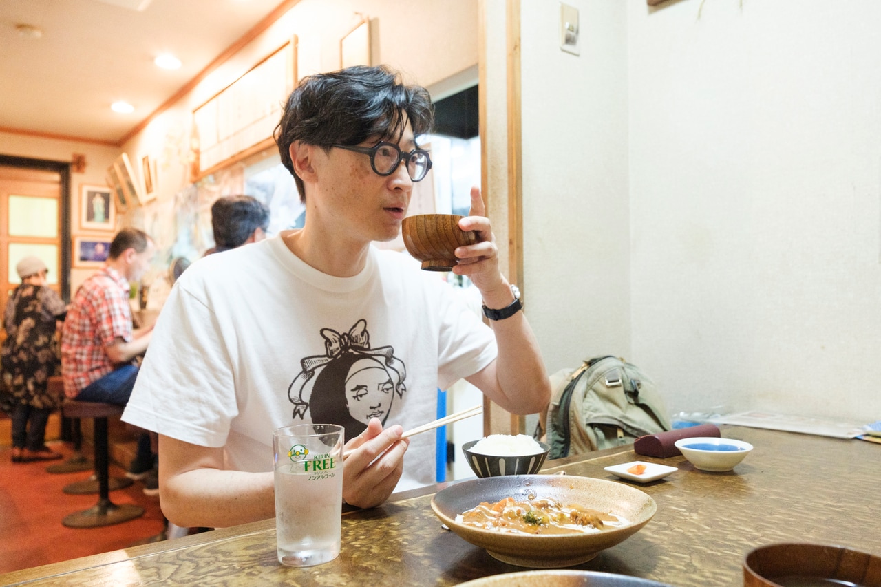 「海軍さんのビーフシチュー」を食べる。