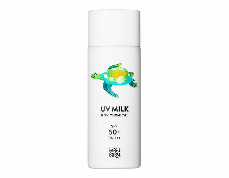 ノンケミカルUVミルク SPF50+・PA++++ 50mL 2,420円。