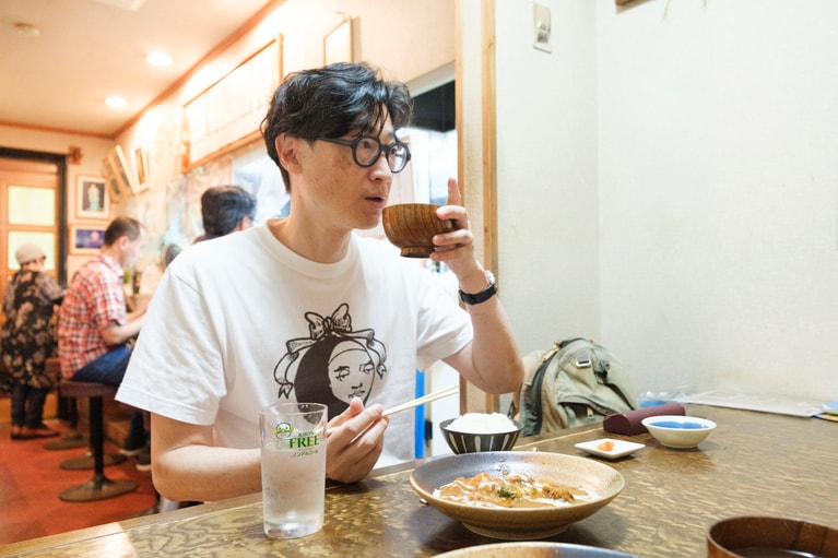 「海軍さんのビーフシチュー」を食べる。