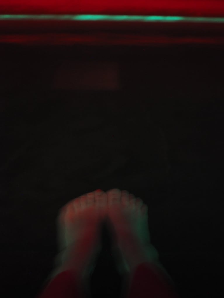 「 研ぎ澄ます、雪の妻有」 ⼭本 茜  「湯」 無事に目的地に着けたことに感謝。