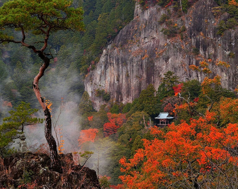 鳳来寺山・鳳来寺。