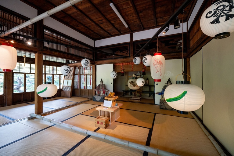 省耕園の室内の様子。