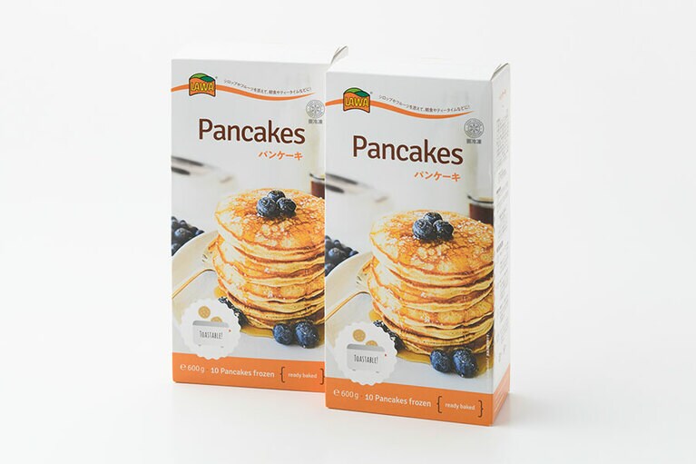 パンケーキ 398円(10枚入り)。