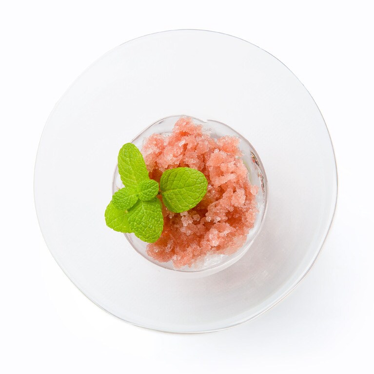 ラストはひんやりデザートで爽やかに。