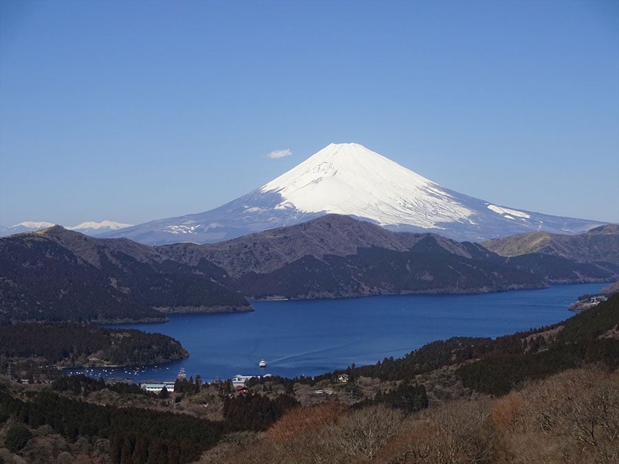 【神奈川県】大観山からの富士山の眺め。