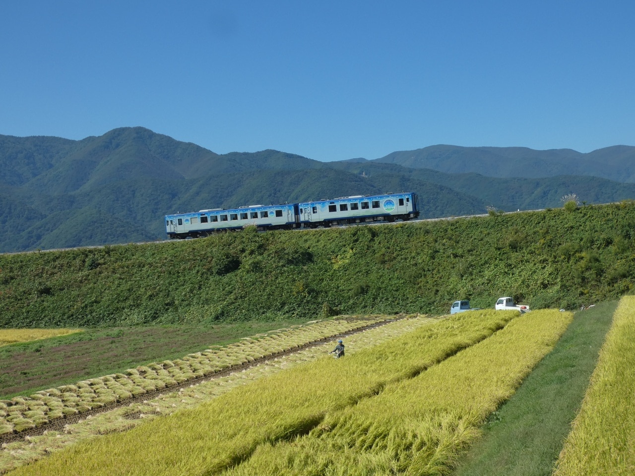 「HIGH RAIL 1375」走行風景　JR東日本長野支社提供