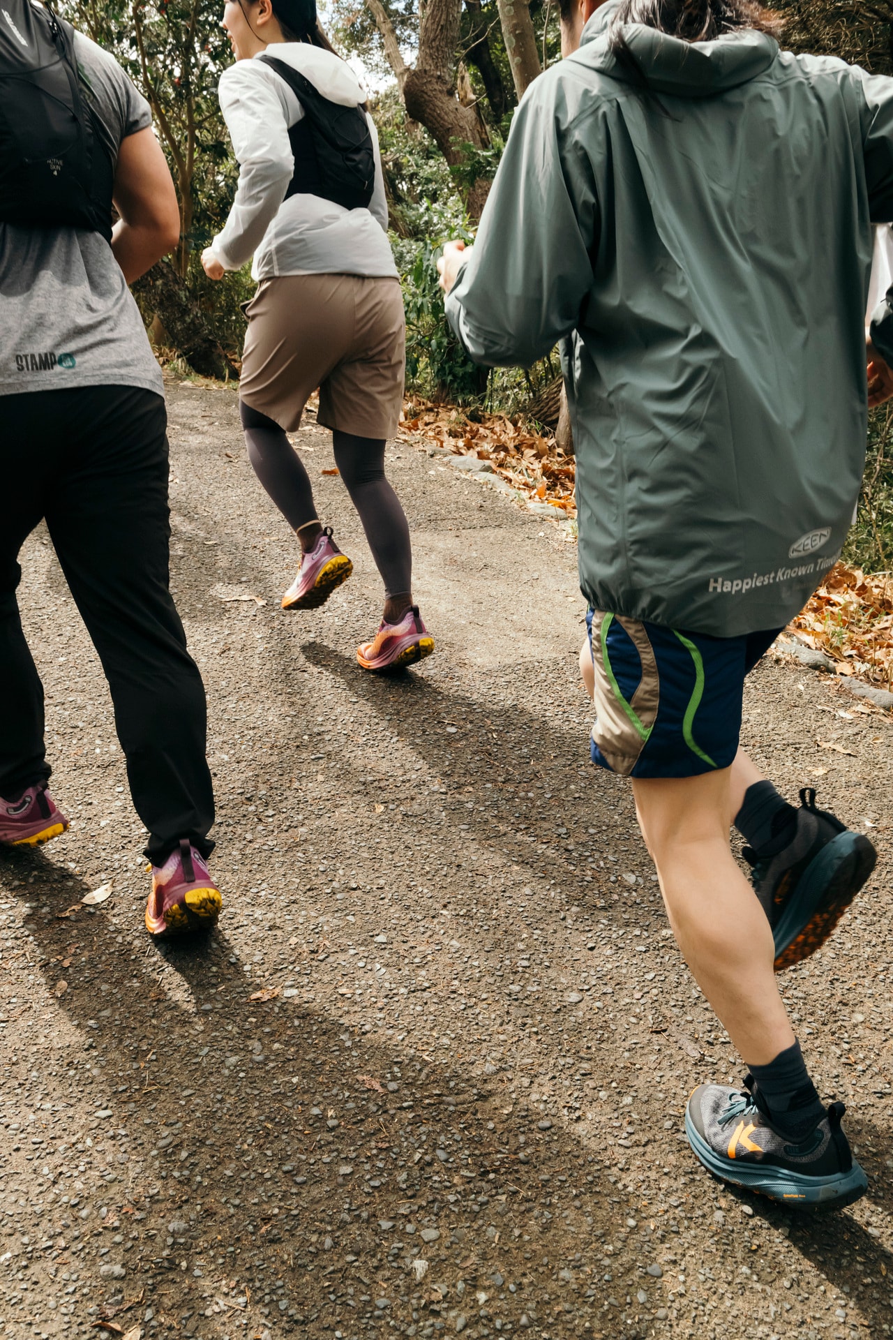 普段からランニングの習慣があるという参加者のみなさんは、バテ知らず。