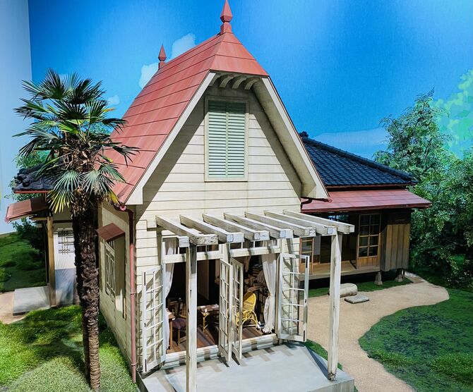 「サツキとメイの家」模型 ©Studio Ghibli
