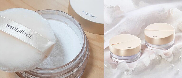 ドラマティックエッセンスヴェール ルースパウダー クリア 4,840円（ケース・パフ込み）（編集部調べ）／マキアージュ