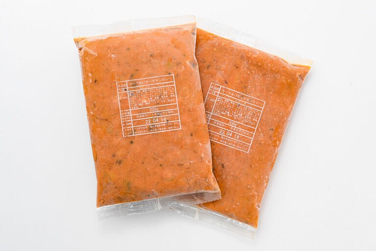 Cadre「バターチキンカレー」各1,080円(約200g)／福井県