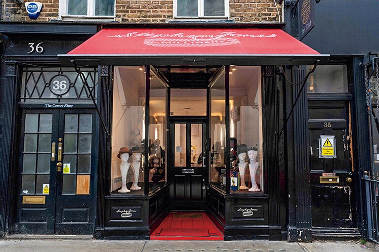 コヴェント・ガーデンにあるショップ。