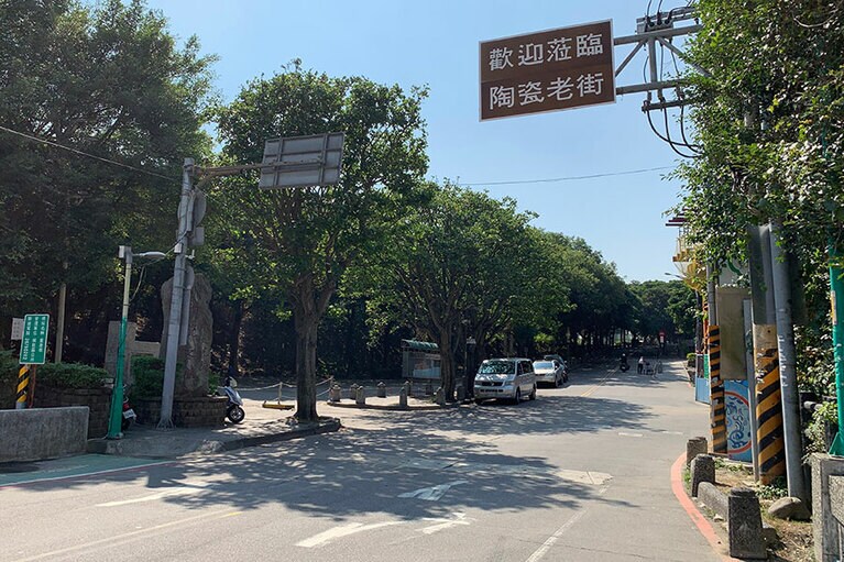 老街を案内する看板があるので、迷う心配なし。