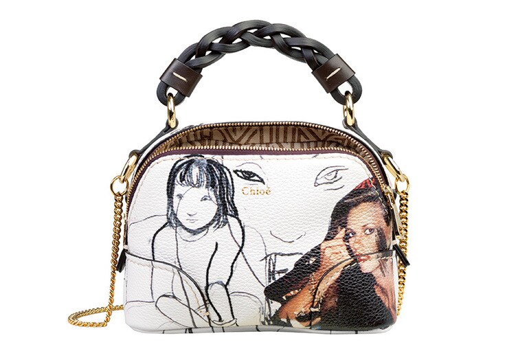 イチオシはカール・ラガーフェルドがディレクターを務めていた際のアーカイブから復刻させた「DARIA」のコラボアイテム。BAG H13×W17×D7cm 181,000円／クロエ(クロエカスタマーリレーションズ)