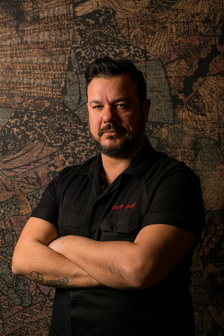 イタリア・ローマのドリンクコングのオーナー兼、共同創立者であるパトリック・ピストレージ氏。