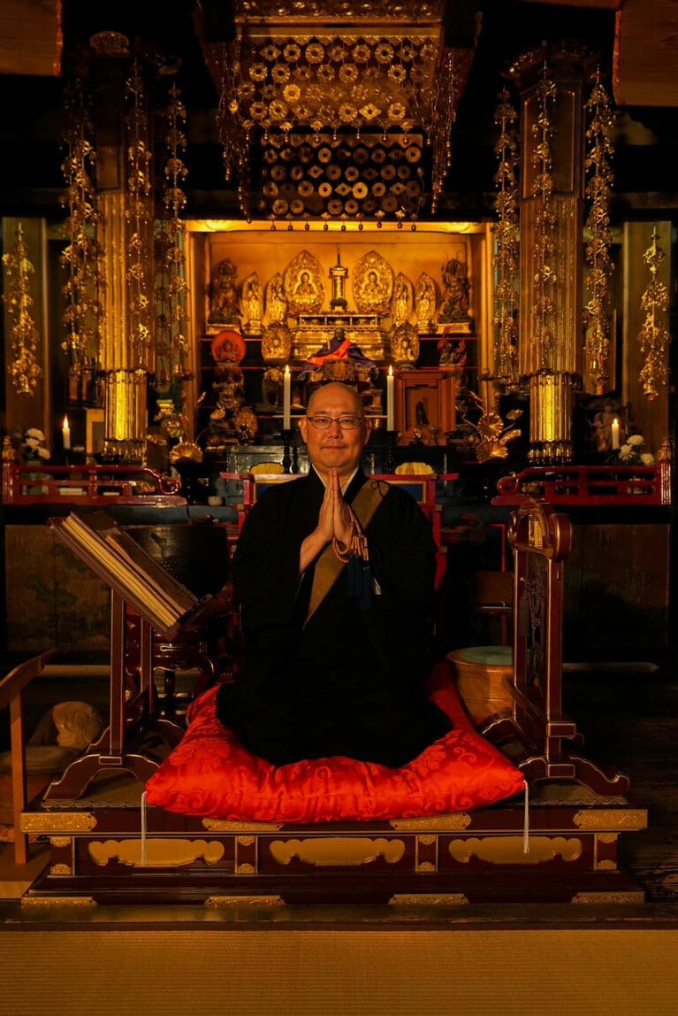 京都・蓮久寺住職・三木大雲氏。
