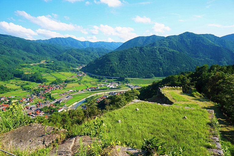 【島根県】津和野城跡。
