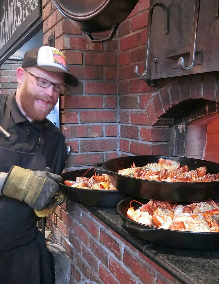 炭火焼きのロブスターを使った「Today’s Catch」。