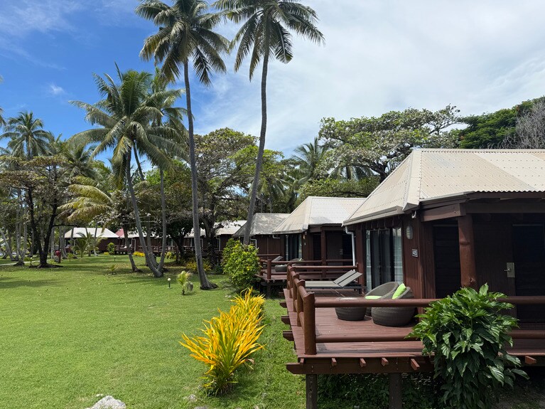 客室は全6タイプ。テラス付きのヴィラタイプが人気。