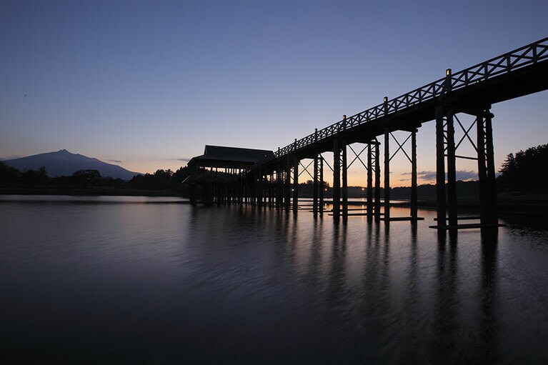 鶴の舞橋。