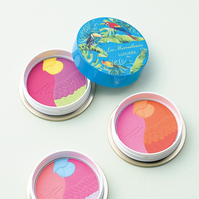 ミックスド チークカラー 全3色(上から、102、101、103)4,800円／レ・メルヴェイユーズ ラデュレ(2019/4/26(金)限定発売)