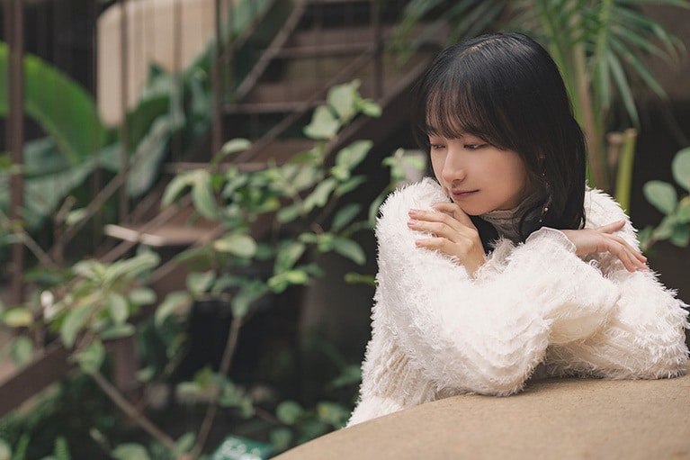 渋谷区ふれあい植物センターでの影山さん。