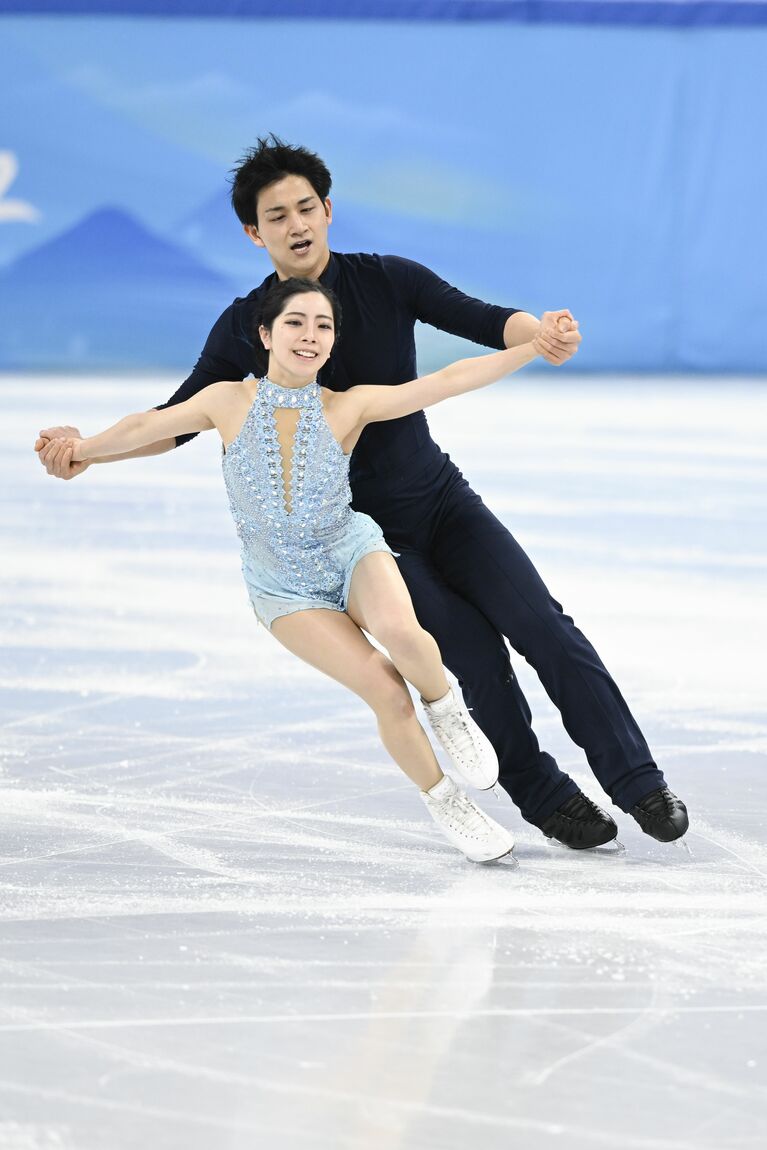 2022年北京五輪では7位入賞。ショートでミスをして落ち込んでいた三浦は「全ミスでもいいからね」と木原に言われて吹っ切れたと語っている。Asami Enomoto/JMPA