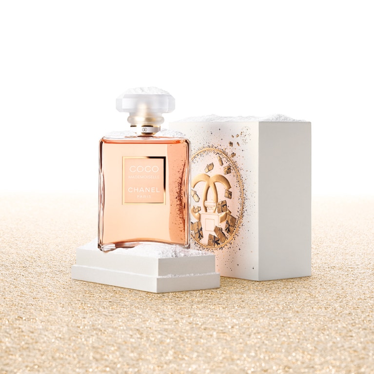 ココ マドモアゼル オードゥ パルファム 100ml 25,630円。10月27日（金）数量限定発売。©︎CHANEL