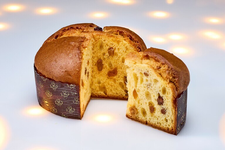 「パネトーネ」4,212円。直径15.5cm。配送可。