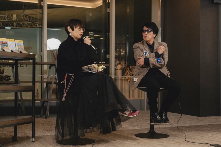 岡村靖幸さん、辛島いづみさん。