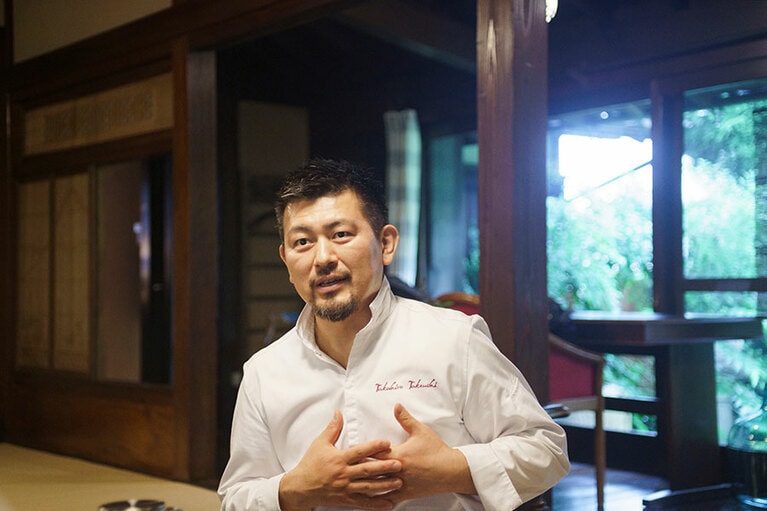 「栗のいえ」代表の竹内孝弘さん。