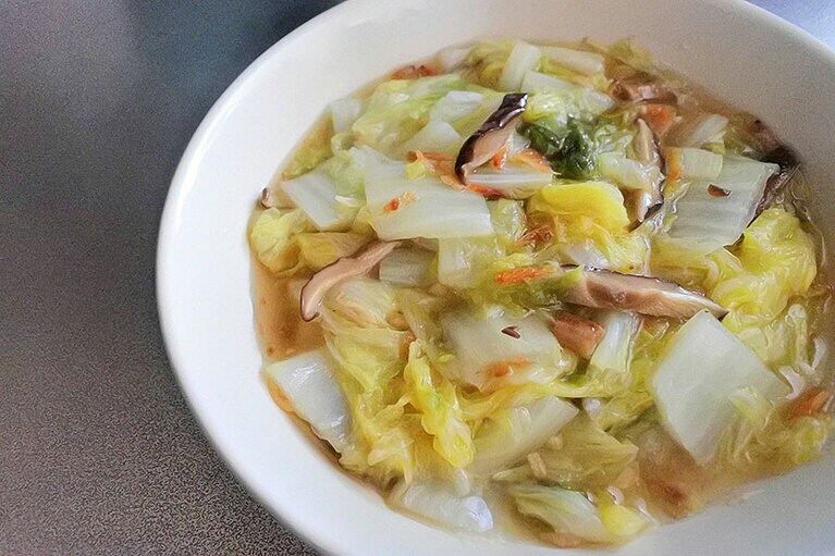 白菜滷(白菜の煮込み)。