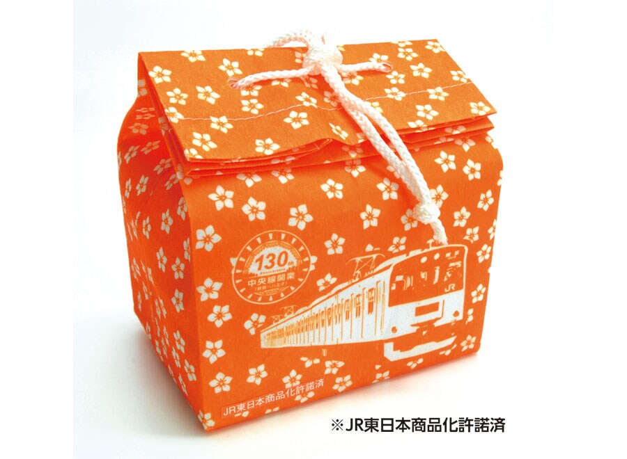『中央線130周年記念』桔梗信玄餅(8個入) 1,350円／桔梗屋