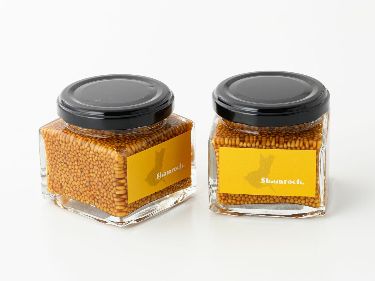 Shamrock粒マスタードnatto 各100g 1,512円／Here and There