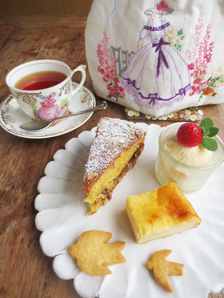 「本日のケーキセット」900円。