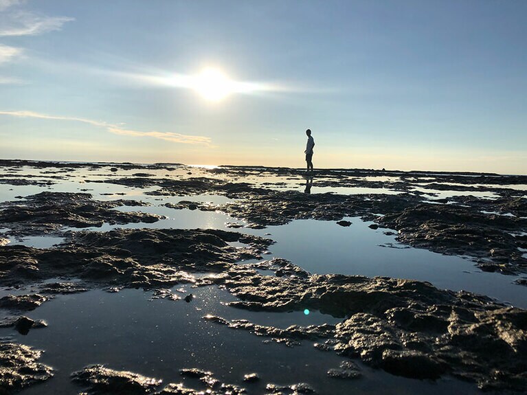 沢崎海岸の万畳敷。